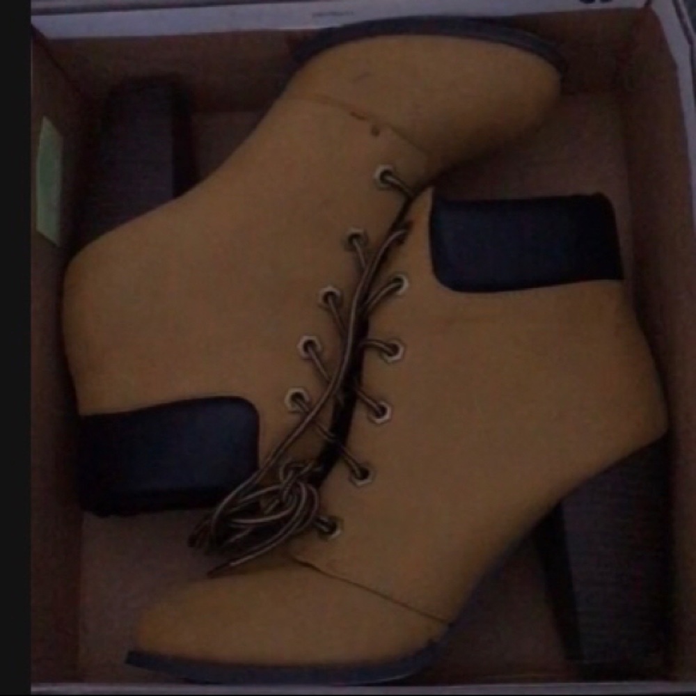TOPMODA Brown Heels